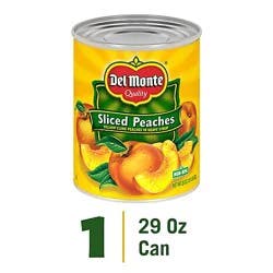 Del Monte Yellow Cling Sliced Peaches In Heavy Syrup - 29 Oz