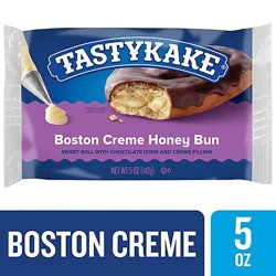 Tastykake Boston Creme Honey Bun Creme Filled And Chocolate Iced Pastry - 5 Oz