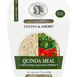 Cucina & Amore Quinoa Meal Artichoke & Roasted Peppers Box - 7.9 Oz