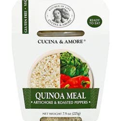 Cucina & Amore Quinoa Meal Artichoke & Roasted Peppers Box - 7.9 Oz