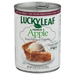 Lucky Leaf Fruit Filling & Topping Premium Apple - 21 Oz