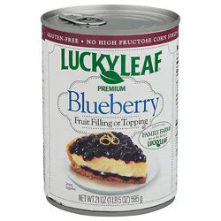 Lucky Leaf Fruit Filling & Topping Premium Blueberry - 21 Oz