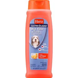 Hartz Ultra Guard Dog Shampoo Rid Flea & Tick Fresh Citrus - 18 Fl. Oz.