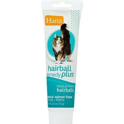 Hartz Hairball Remedy Plus For Cats Natural Salmon Tube - 2.5 Oz