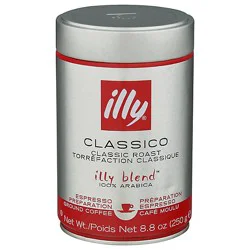 Illy Coffee Illy Blend Arabica Ground Medium Roast Espresso - 8.8 Oz