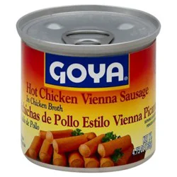 Goya Vienna Sausage Chicken Hot Can - 4.75 Oz