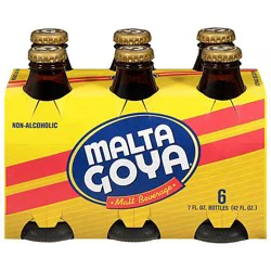 Malta Goya Malt Beverage Non-Alcoholic Bottle - 6-7 Fl. Oz.