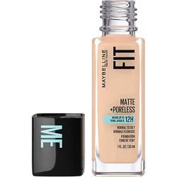 Maybelline Fit Me Matte + Poreless Liquid Foundation Makeup Creamy Beige - 1 Fl. Oz.