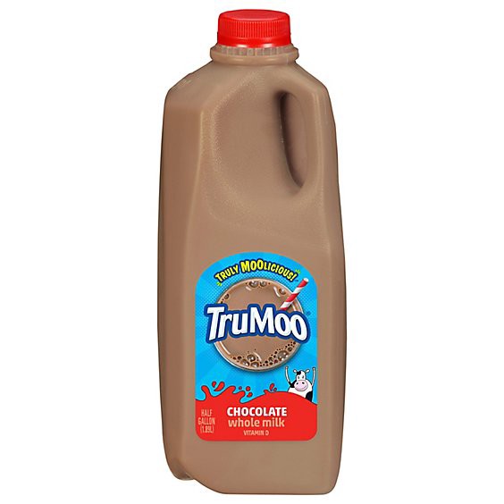 slide 1 of 1, Trumoo Chocolate Whole Milk - 0.5 Gallon, 64 fl oz
