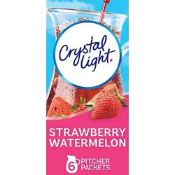Crystal Light Strawberry Watermelon Artificially Flavored Powdered Drink Mix - 6 Count