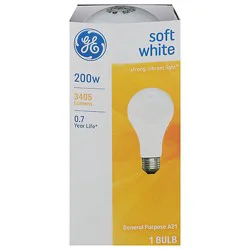 Ge Soft White A/w 200 Watt - Each