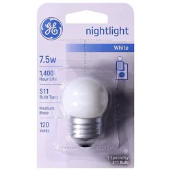 Ge Night Light Bulb White 7.5 Watt - Package