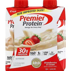 Premier Protein Shakes Strawberry - 4/11oz