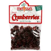 Dried Cranberries Prepacked - 3 Oz