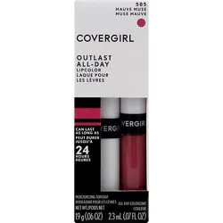 Covergirl Outlast Lipcolor All-Day Mauve Muse 585 2 Count - 0.13 Oz