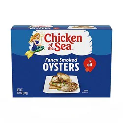 Chicken Of The Sea Fancy Smoked Oysters In Oil - 3.75 Oz