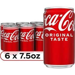 Coca-Cola Soda Pop Classic - 6-7.5 Fl. Oz.