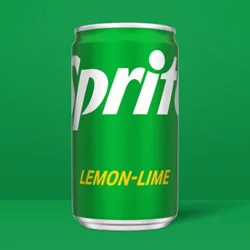 Sprite Soda Pop Lemon Lime Cans - 6-7.5 Fl. Oz.