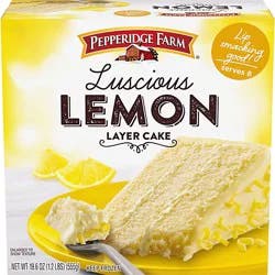 Pepperidge Farm Frozen Lemon Layer Cake - 19.6 Oz