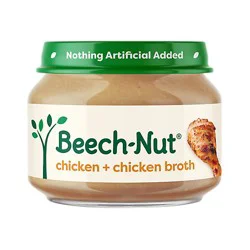 Beech-Nut Stage 1 Chicken & Chicken Broth Baby Food - 2.5 Oz