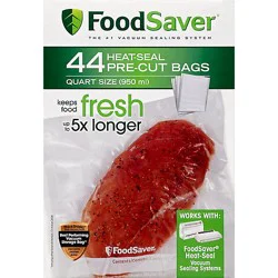 Foodsaver Quart Bags - 44 Count