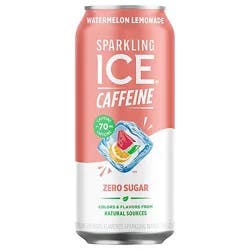 Sparling Ice + Caffeine Watermelon Lemonade Sparkling Water - 16 Fl Oz