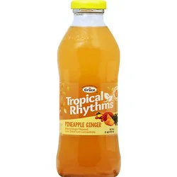 Grace Tropical Rhythms Juice Pineapple Ginger Bottle - 16 Fl. Oz.