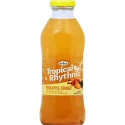 Grace Tropical Rhythms Juice Pineapple Ginger Bottle - 16 Fl. Oz.