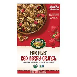Nature's Path Organic Flax Plus Red Berry Crunch Breakfast Cereal - 10.6 Oz