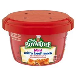 Chef Boyardee Mini Micro Beef Ravioli Microwave Bowl - 7.5 Oz