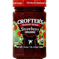 Crofters Premium Spread Organic Strawberry - 16.5 Oz