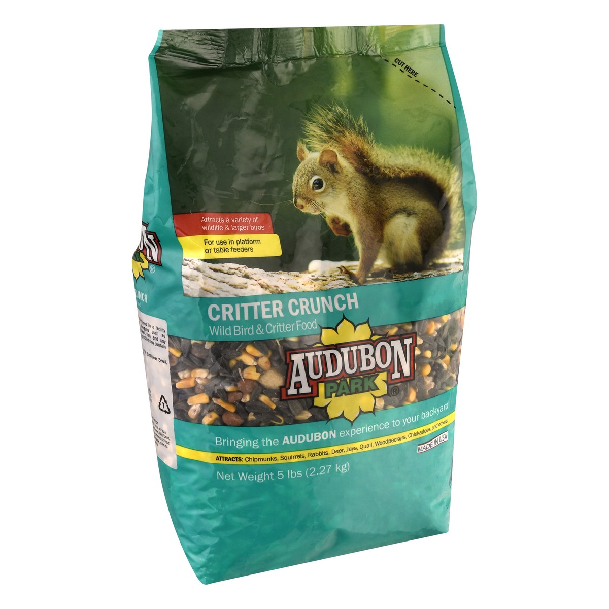 slide 3 of 10, Audubon Park Wild Bird & Critter Food Critter Crunch Bag - 5 Lb, 5 lb