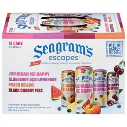 Seagram's Escapes Classic Variety Pack Cans - 12-12 Oz