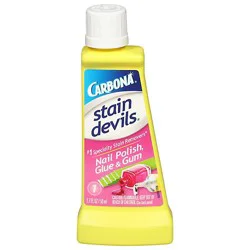 Carbona Stain Devils Stain Remover Nail Polish Glue & Gum Bottle - 1.7 Fl. Oz.