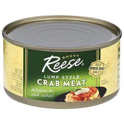 Reese Crab Meat Lump Style - 6 Oz