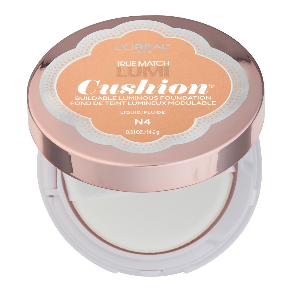 slide 6 of 7, L'Oréal True Match Cushion N4 Buff Beige, 0.51 fl oz