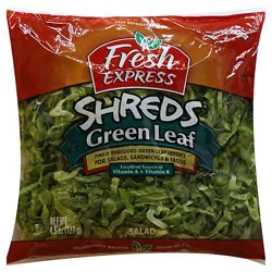 Fresh Express Green Leaf Shreds - 4.5 Oz