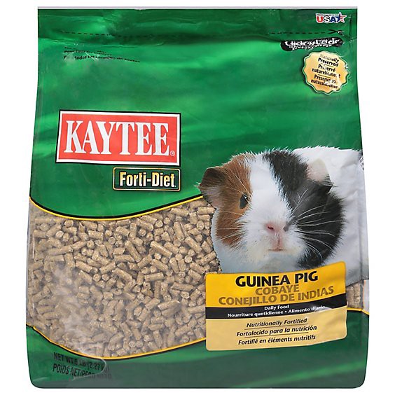 slide 1 of 1, Kaytee Forti-Diet Pet Food Guinea Pig With Vitamin C Bag - 5 Lb, 5 lb