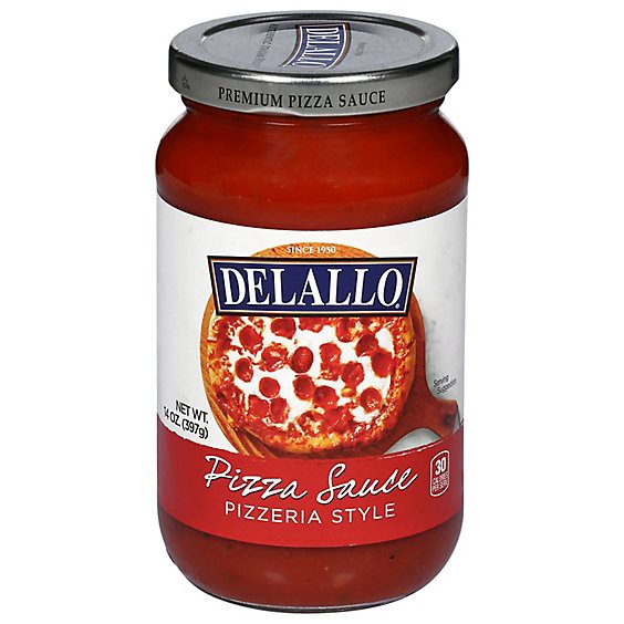slide 1 of 1, Delallo Pizza Sauce Pizzeria Style Jar - 14 Oz, 14 oz