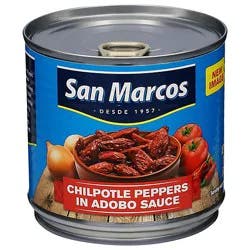 San Marcos Peppers Chilpotle In Adobo Sauce Can - 11 Oz