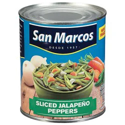 San Marcos Peppers Jalapeno Sliced Can - 26 Oz
