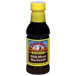 Claudes Marinade Barbecue Meat Mesquite - 16 Fl. Oz.