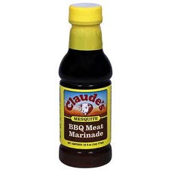 Claudes Marinade Barbecue Meat Mesquite - 16 Fl. Oz.