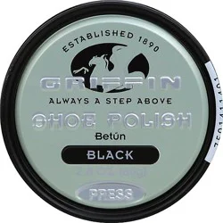 Griffin Shoe Polish Light Black - 2.5 Oz