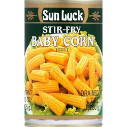 Sunluck Stir-Fry Baby Corn - 15 Oz