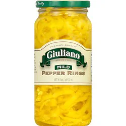 Giuliano Pepper Rings Mild - 16 Fl. Oz.