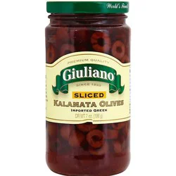 Giuliano Olives Kalamata Sliced - 7 Oz