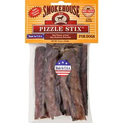 Smokehouse Dog Treats Beef Pizzle Pizzle Sticks Medium 6 Count - 0.5 Oz