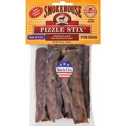 Smokehouse Dog Treats Beef Pizzle Pizzle Sticks Medium 6 Count - 0.5 Oz