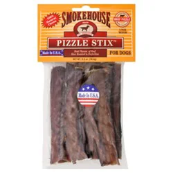 Smokehouse Dog Treats Beef Pizzle Pizzle Sticks Medium 6 Count - 0.5 Oz